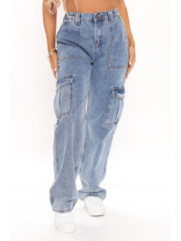 Women's Relaxed Cargo Jeans
